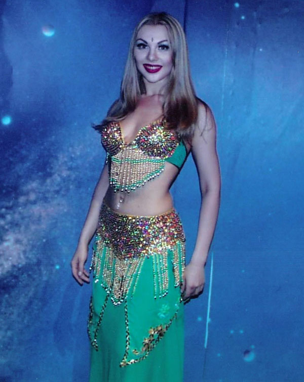 Belly dancer Angela