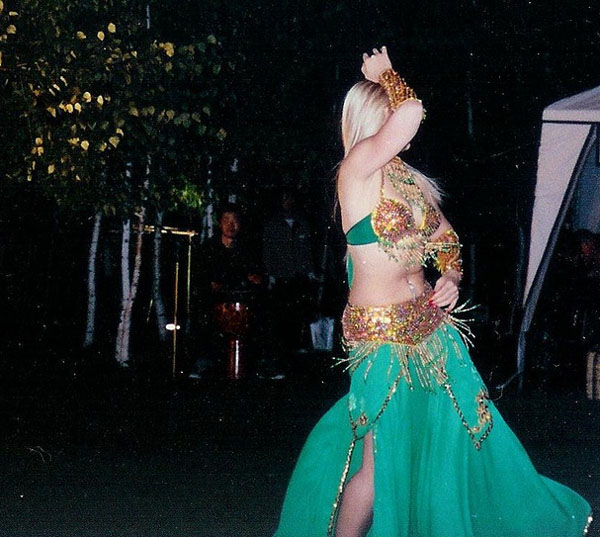 Belly dancer Angela