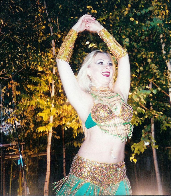 Belly dancer Angela