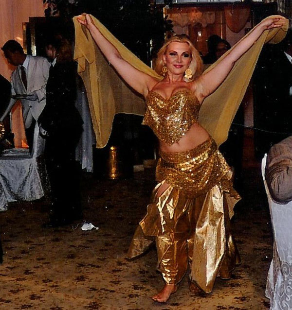 Belly dancer Angela