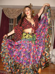 Jasmine in Russian Gypsy costume